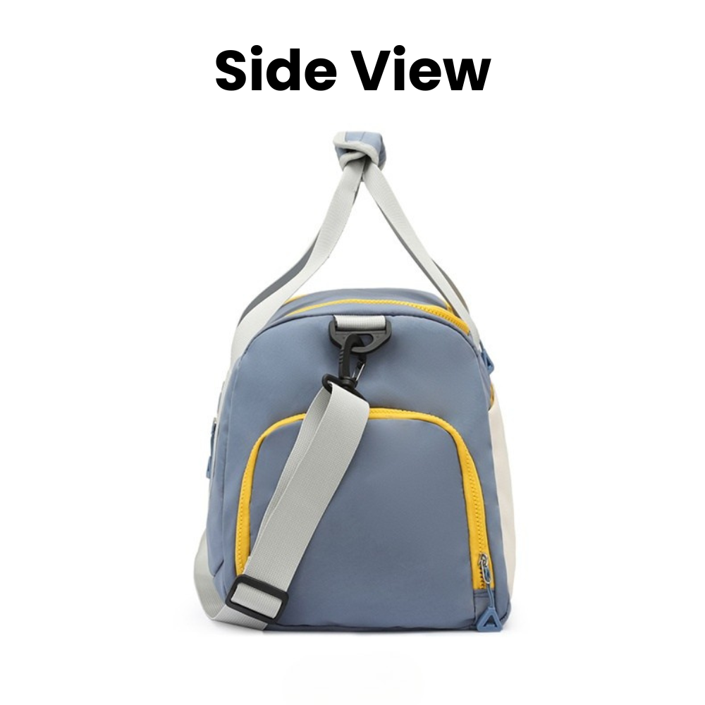 Gym Duffel Bag With Shoe & Wet Compartments