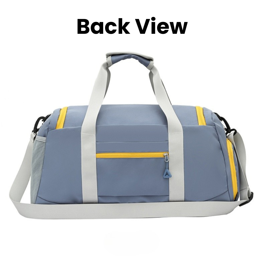 Gym Duffel Bag With Shoe & Wet Compartments