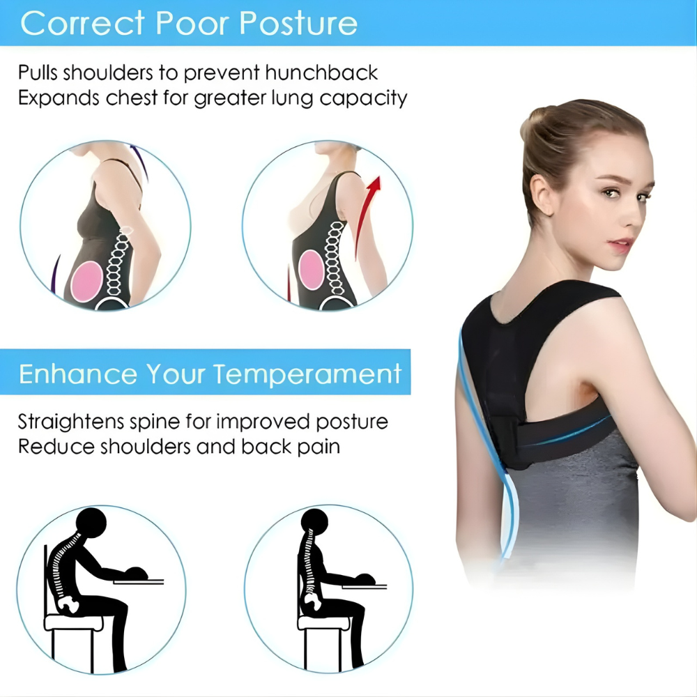 Adjustable Shoulder Posture Corrector Belt