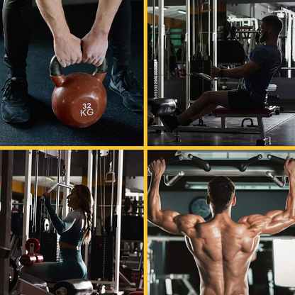 Fingerless Gym Gloves With Wrist Support