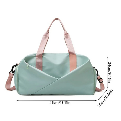 Gym Bag with Shoe Compartment
