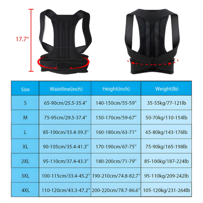 Adjustable Posture Back Brace