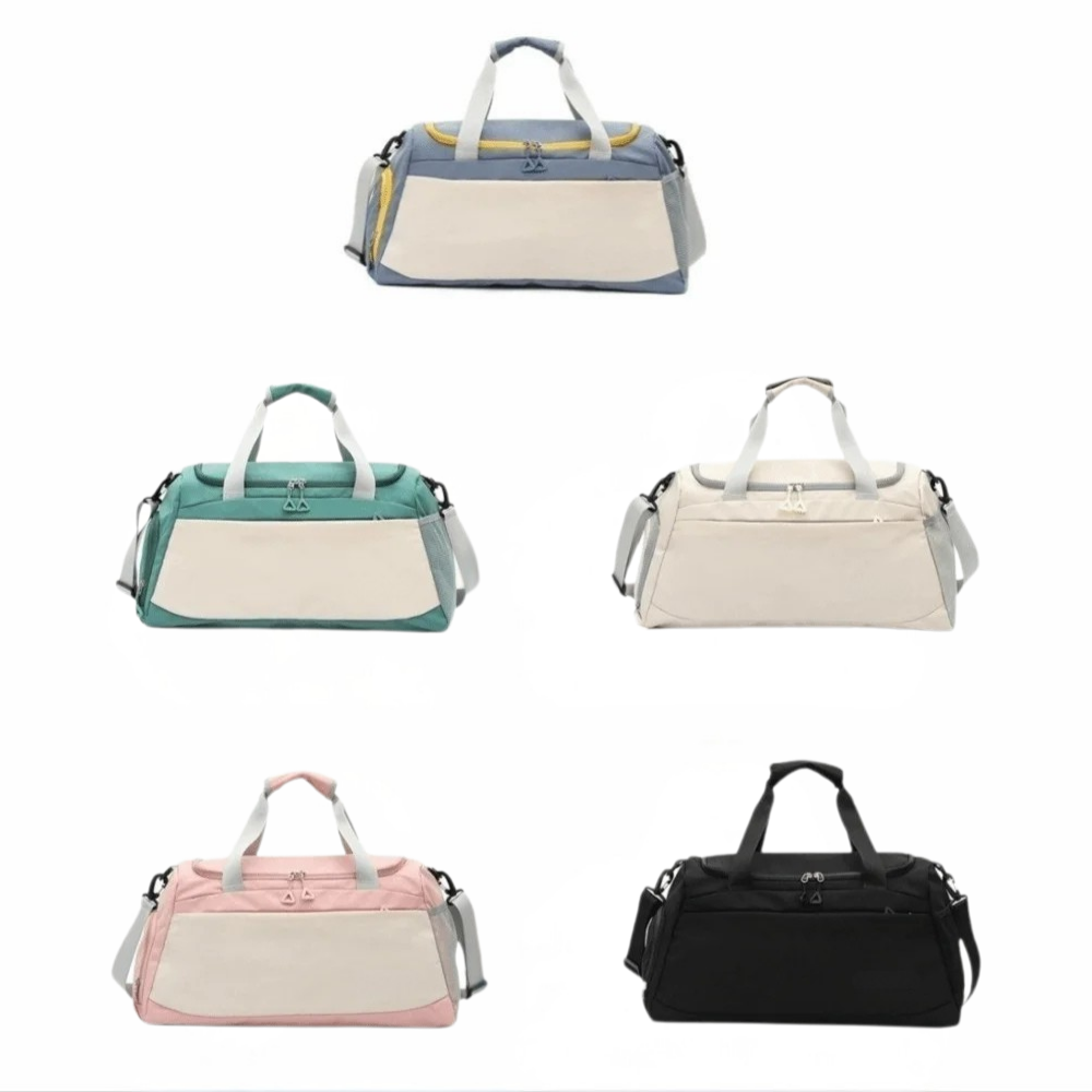 Gym Duffel Bag With Shoe & Wet Compartments